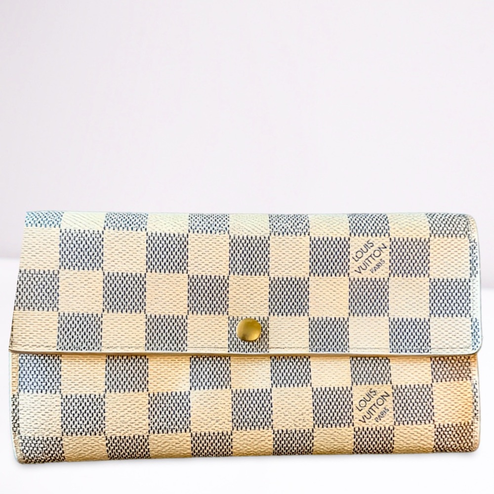 *SOLD* LV Damier Azur Sarah Wallet